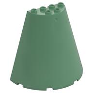 Cone Half 8 × 4 × 6 Sand Green