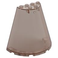 Cone Half 8 × 4 × 6 Trans-Brown