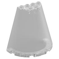 Kegel halb 8 × 4 × 6 Transparent
