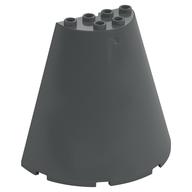 Cone Half 8 × 4 × 6 in Dark Bluish Gray
