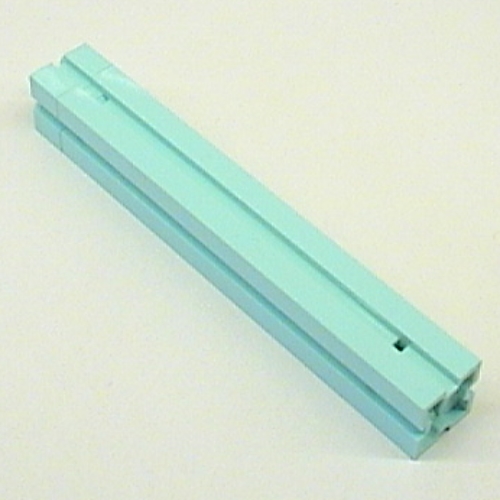 Support Assembly, Column 2 × 2 × 12 Grooves on all Sides and Top Peg insert Aqua