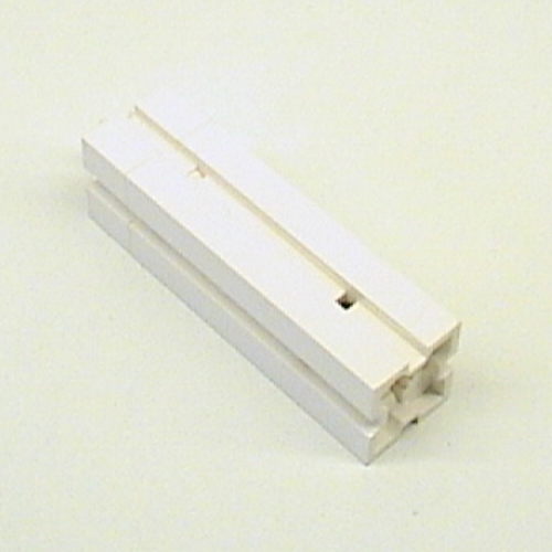 Support 2 × 2 × 6 with Grooves, Smooth On All Sides, Top Peg Weiß