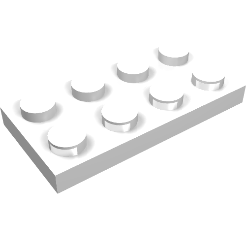 Plate 2 × 4 with Electric Contacts
