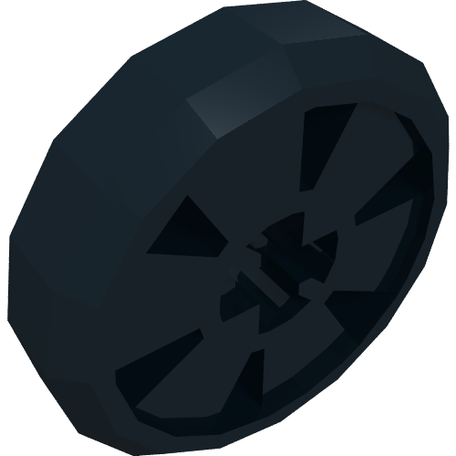 Wheel Hockey Puck, Small Black