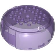 Pod, Center Barrel Section 10 × 10 × 3 1/3 X-Pod Trans-Medium Purple