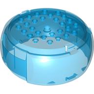 Pod, Center Barrel Section 10 × 10 × 3 1/3 X-Pod Transparent-Dunkelblau