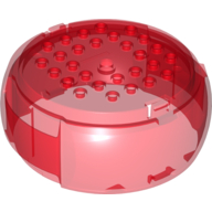 Pod, Center Barrel Section 10 × 10 × 3 1/3 X-Pod Transparent-Rot