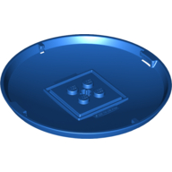 Pod, Bottom Cap 9 × 9 × 1 X-Pod Blue