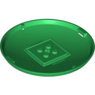 Pod, Bottom Cap 9 × 9 × 1 X-Pod Green