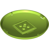 Pod, Bottom Cap 9 × 9 × 1 X-Pod Lime
