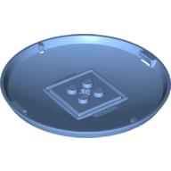 Pod, Bottom Cap 9 × 9 × 1 X-Pod Medium Blue