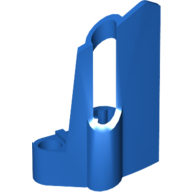 Technic Panel Fairing #24 Small Short, Small Hole, Side B Blau