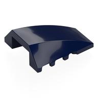 Brick Wedged, Curved 4 × 4 No Top Studs Dark Blue