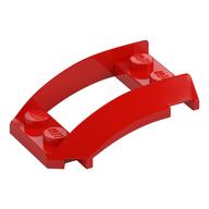 Wheel Arch, Curved Wedge 4 × 3 with 2 × 2 Opening and 4 Studs Rot