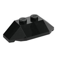 Brick Wedged, Sloped 45° 2 × 4 Triple Black