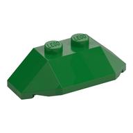Brick Wedged, Sloped 45° 2 × 4 Triple Green