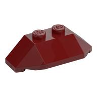 Brick Wedged, Sloped 45° 2 × 4 Triple Dark Red