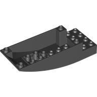 Aircraft Fuselage Curved 10 × 4 × 2 Black