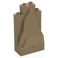 Fels Paneel 2 × 4 × 6 Dunkelbeige