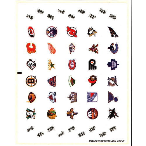 Stickerbogen 3 für Sets 10127-1, 65182-1 [Keine Farbe/Beliebige Farbe]