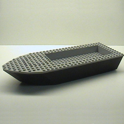 Boat 32 × 12 × 4 [Complete Assembly] Black
