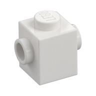 Brick Special 1 × 1 with Studs on 2 Sides White