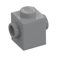 Brick Special 1 × 1 with Studs on 2 Sides Light Bluish Gray