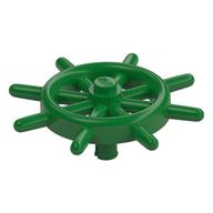 Boat / Ship Wheel / Helm with Slotted Pin Grün