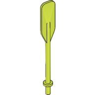 Equipment Oar / Paddle with Bar Handle Medium Lime