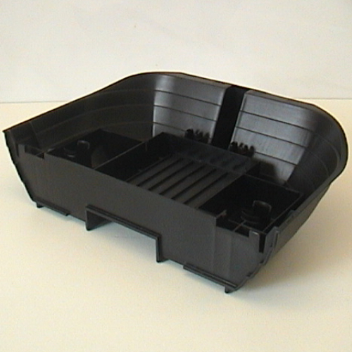 Boat Hull Section, Giant Stern 16 × 22 in Black