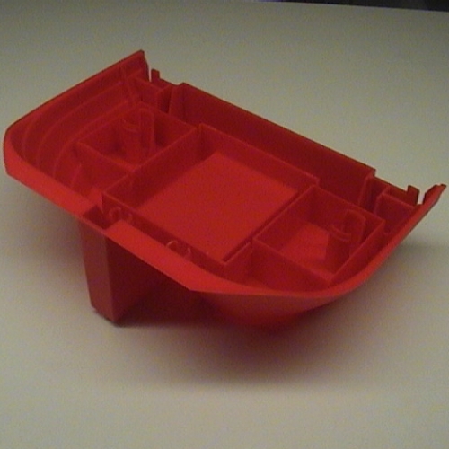Boat Hull Section, Giant Stern 16 × 22 Red