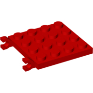 Plate Special 4 × 4 with Clips Horizontal Rot