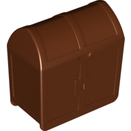 Duplo Treasure Chest 2 × 4 × 3 Rotbraun