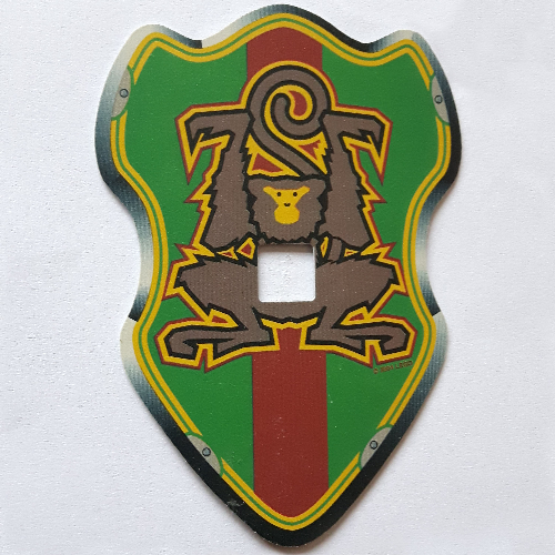 Große Figur Schild mit Knights Kingdom Rascus (bedruckt)
