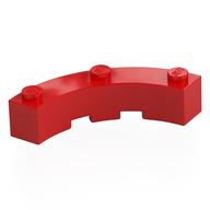 Brick Round Corner 4 × 4 Macaroni Wide with 3 Studs Rot