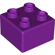 Quatro Brick 2 × 2 Light Purple