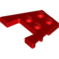 Wedge Plate 3 × 4 with Stud Notches Rot