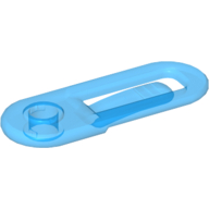 Clikits Paper Clip / Hair Clip, 1 Hole Trans-Light Royal Blue