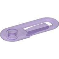 Clikits Paper Clip / Hair Clip, 1 Hole Trans-Medium Purple