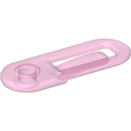 Clikits Paper Clip / Hair Clip, 1 Hole Trans-Pink