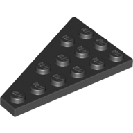 Wedge Plate 6 × 4 Right Black