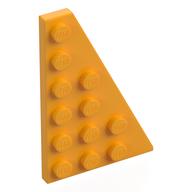 Keil Platte 6 × 4 rechts Leuchtendes Hellorange