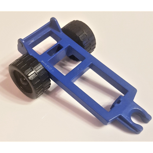 Duplo Trailer with Frame with Small Reinforcement Blue