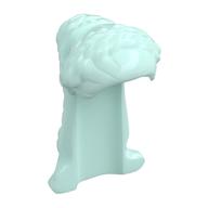 Hair Breads, Long, Knot Light Aqua