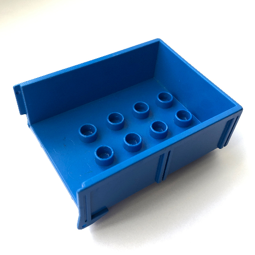Duplo Wagon Dump Body Blue