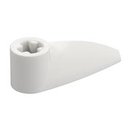 Technic Tooth 1 × 3 with Axle Hole [Hollow Underside] White