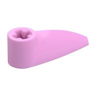 Technic Tooth 1 × 3 with Axle Hole [Hollow Underside] Bright Pink