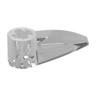 Technic Tooth 1 × 3 with Axle Hole [Hollow Underside] Transparent