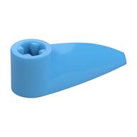 Technic Tooth 1 × 3 with Axle Hole [Hollow Underside] Mittelblau