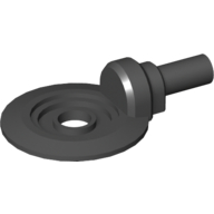 Sports Hockey Shooter, Minifig Stand Middle Black